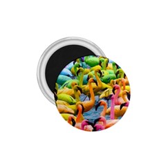 Rainbow Flamingos 1 75  Magnets by Sparkle