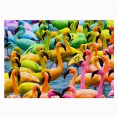 Rainbow Flamingos Large Glasses Cloth by Sparkle