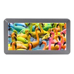 Rainbow Flamingos Memory Card Reader (mini) by Sparkle