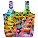 Rainbow Flamingos Full Print Recycle Bag (XXXL) Front