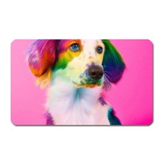 Rainbowdog Magnet (rectangular) by Sparkle