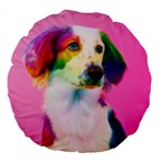 Rainbowdog Large 18  Premium Round Cushions Front