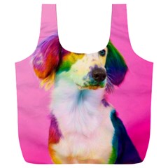 Rainbowdog Full Print Recycle Bag (xxxl) by Sparkle