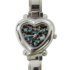 Realflowers Heart Italian Charm Watch by Sparkle