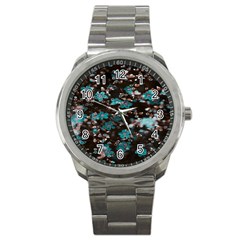 Realflowers Sport Metal Watch by Sparkle