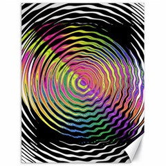 Rainbowwaves Canvas 18  X 24  by Sparkle