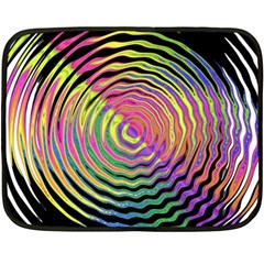 Rainbowwaves Fleece Blanket (mini) by Sparkle