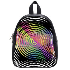 Rainbowwaves School Bag (small) by Sparkle