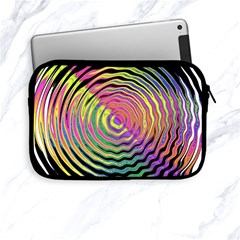 Rainbowwaves Apple Ipad Mini Zipper Cases by Sparkle