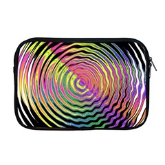 Rainbowwaves Apple Macbook Pro 17  Zipper Case by Sparkle