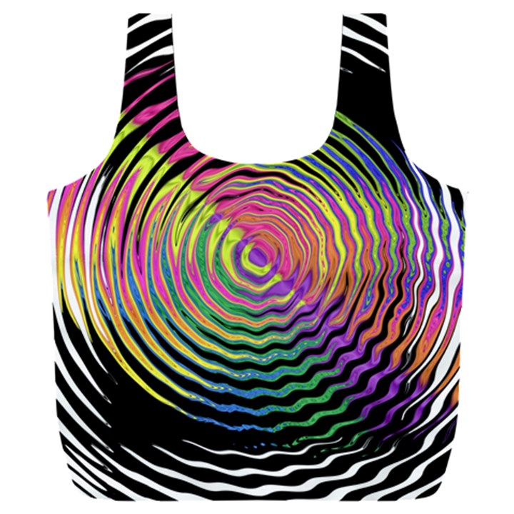 Rainbowwaves Full Print Recycle Bag (XXXL)