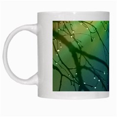 Rainbow Rain White Mugs by Sparkle