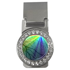 Rainbow Rain Money Clips (cz)  by Sparkle