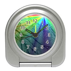 Rainbow Rain Travel Alarm Clock by Sparkle