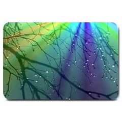 Rainbow Rain Large Doormat  by Sparkle