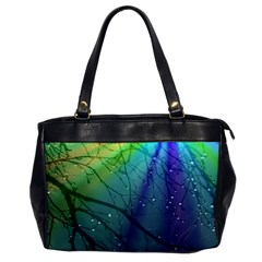 Rainbow Rain Oversize Office Handbag by Sparkle