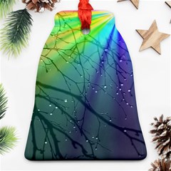 Rainbow Rain Ornament (bell) by Sparkle