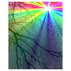 Rainbow Rain Drawstring Bag (small) by Sparkle