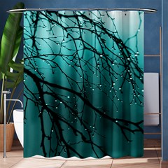 Raindrops Shower Curtain 60  X 72  (medium)  by Sparkle