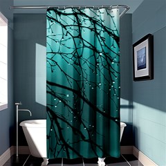 Raindrops Shower Curtain 36  X 72  (stall)  by Sparkle