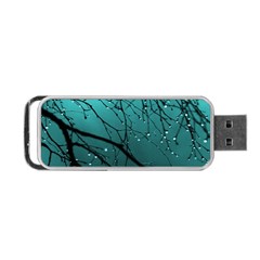 Raindrops Portable Usb Flash (one Side) by Sparkle