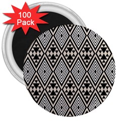 Abstract Boho Style Geometric 3  Magnets (100 Pack) by tmsartbazaar