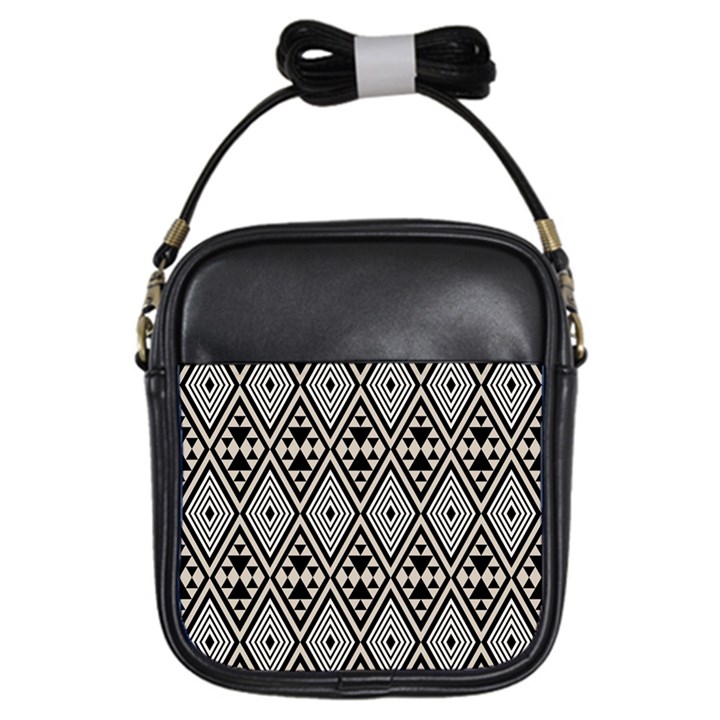 Abstract Boho Style Geometric Girls Sling Bag