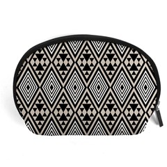 Abstract Boho Style Geometric Accessory Pouch (large) by tmsartbazaar