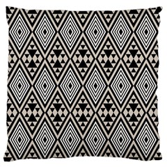 Abstract Boho Style Geometric Standard Flano Cushion Case (one Side) by tmsartbazaar