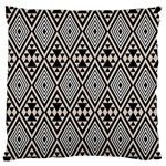 Abstract Boho Style Geometric Large Flano Cushion Case (One Side) Front