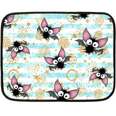 Halloween Bats Fleece Blanket (mini) by Angelandspot