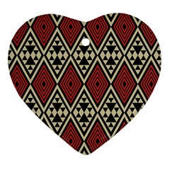 Motif Boho Style Geometric Ornament (heart) by tmsartbazaar