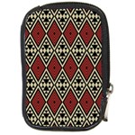 Motif Boho Style Geometric Compact Camera Leather Case Front