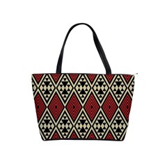 Motif Boho Style Geometric Classic Shoulder Handbag by tmsartbazaar