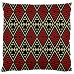 Motif Boho Style Geometric Large Cushion Case (Two Sides) Back