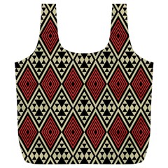 Motif Boho Style Geometric Full Print Recycle Bag (xl) by tmsartbazaar