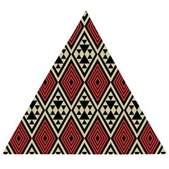 Motif Boho Style Geometric Wooden Puzzle Triangle by tmsartbazaar