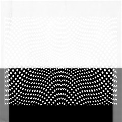 Black And White Geometric Kinetic Pattern Rectangular Jigsaw Puzzl by dflcprintsclothing