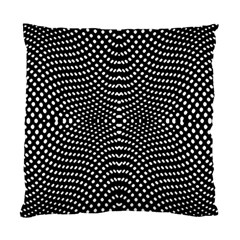 Black And White Geometric Kinetic Pattern Standard Cushion Case (one Side) by dflcprintsclothing