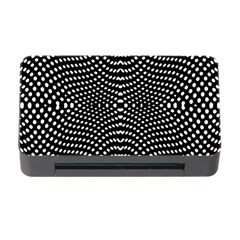 Black And White Geometric Kinetic Pattern Memory Card Reader With Cf by dflcprintsclothing