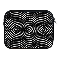 Black And White Geometric Kinetic Pattern Apple Ipad 2/3/4 Zipper Cases by dflcprintsclothing