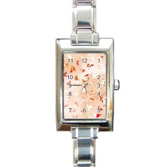 Autumn Abstract Rectangle Italian Charm Watch by Angelandspot