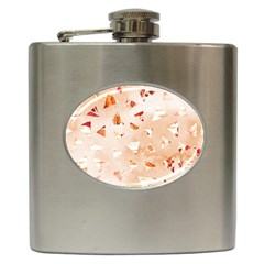 Autumn Abstract Hip Flask (6 Oz) by Angelandspot