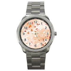 Autumn Abstract Sport Metal Watch by Angelandspot