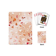 Autumn Abstract Playing Cards Single Design (mini) by Angelandspot