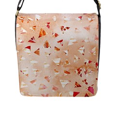 Autumn Abstract Flap Closure Messenger Bag (l) by Angelandspot