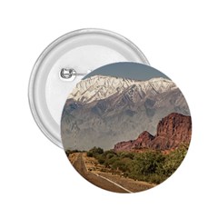 Empty Highway Landscape, La Rioja, Argentina 2 25  Buttons by dflcprintsclothing