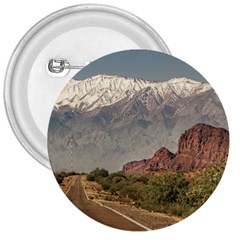 Empty Highway Landscape, La Rioja, Argentina 3  Buttons by dflcprintsclothing