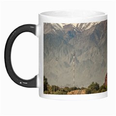 Empty Highway Landscape, La Rioja, Argentina Morph Mugs by dflcprintsclothing