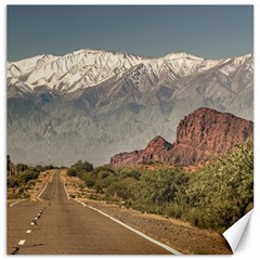 Empty Highway Landscape, La Rioja, Argentina Canvas 16  X 16  by dflcprintsclothing